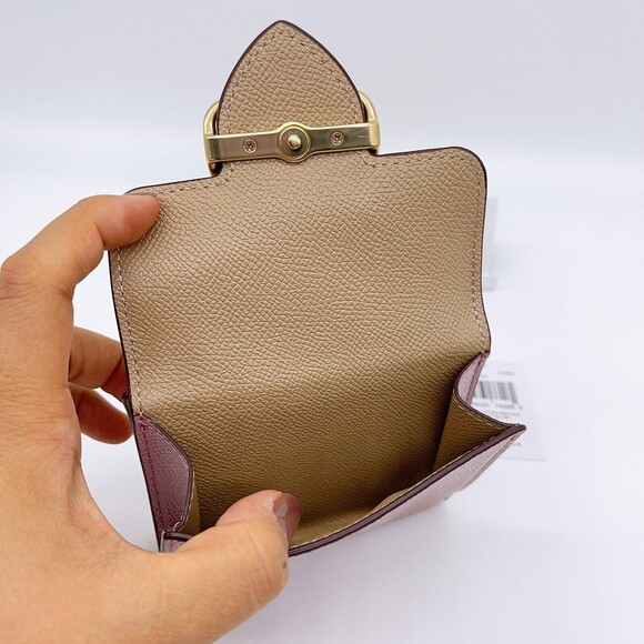 Coach CE671 Morgan Small Leather Wallet Dusty Rose NWT Org $228 - Picture 5 of 11